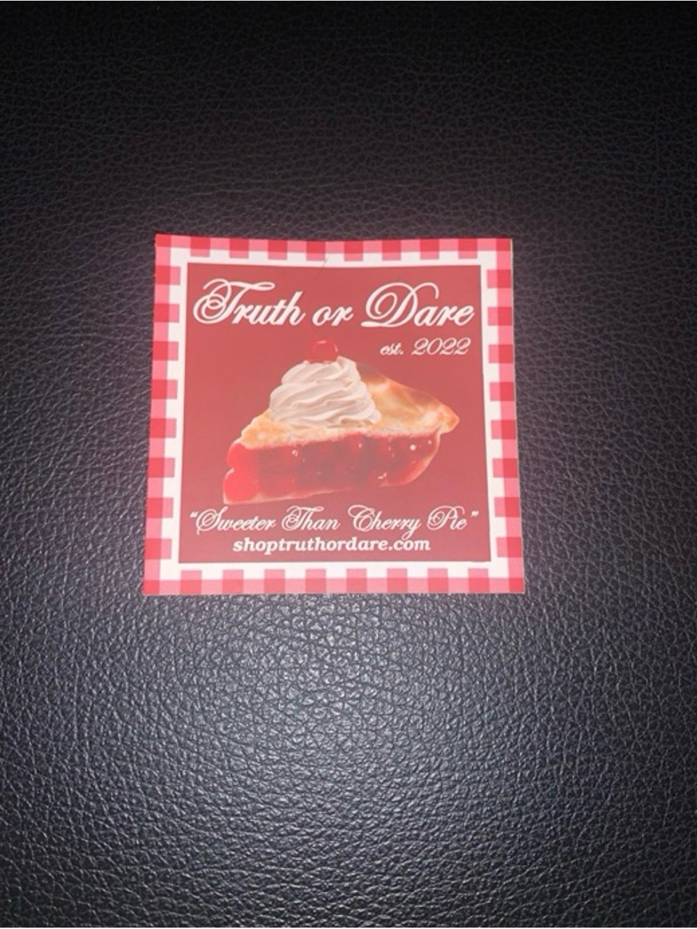 Truth Or Dare Cherry Pie Sticker